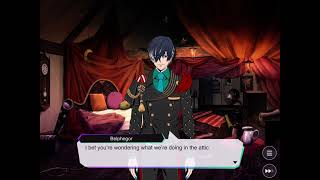 Kissing Belphegor in the attic - Halloween event (Obey Me!)