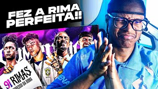 91 RIMAS PERFEITAS nas BATALHAS! 🔮| React