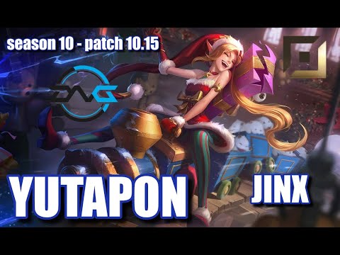 【韓国サーバー/GM/クアドラキル】DFM YUTAPON ジンクス(Jinx) VS アッシュ(Ashe) BOT - Patch10.15 KR Ranked【LoL】