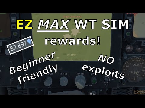 How to get MAX rewards EVERY match playing War Thunder Simulator mode