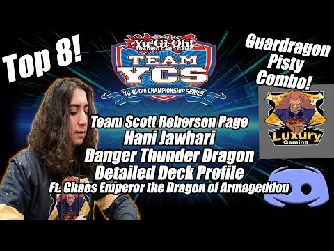 Yu-Gi-Oh! YCS Atlanta Top 8 - Danger Thunder Dragon Deck Profile - Hani Jawhari - Analysis + Combo