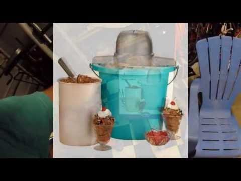 Making home made ice cream with the Nostalgia Ice...