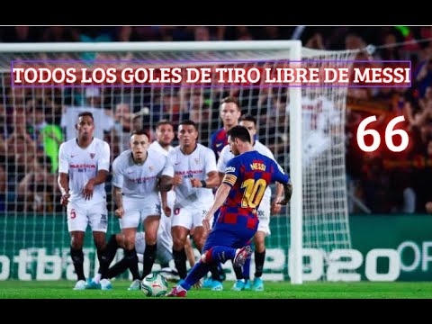 Lionel Messi - 🔥Los 66 goles de tiros libres en su carrera🔥(2008-2024)