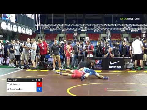 2018 USMC-USAW Cadet & Junior FS Nationals/Cadet 120 Round Of 128 - Thomas Nichols (CT) Vs. Kyle C
