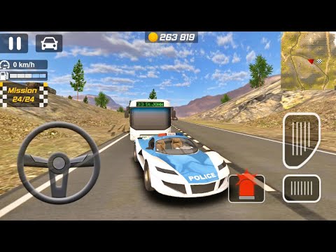 Police Drift Car Driving 3D - Sport Police Car Driving Simulator - All Missions Completed Gameplay#2