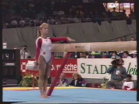 Brandy Johnson (USA) - Worlds 1989 - All Around - Balance Beam