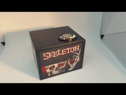 Creepy animated Skeleton bank steals your money!