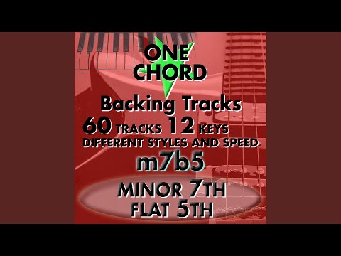 Ebm7b5 Half-Diminished | One Chord Backing Track | Slow Ballad