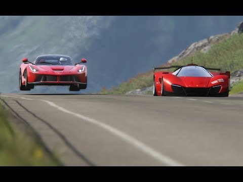 Ferrari Xezri Concept vs Ferrari LaFerrari at Higlhands