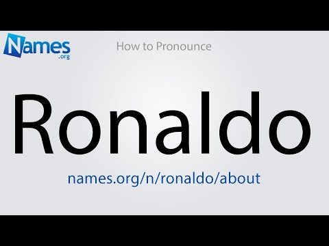 How to Pronounce Ronaldo
