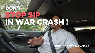 Should i stop SIP during WAR ? | SIP Investments while market crash 💥
