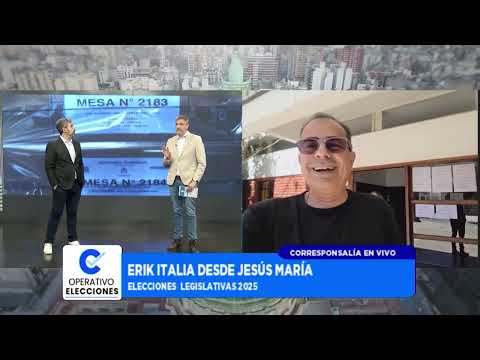 Elecciones Legislativas 2025 desde Jesús María