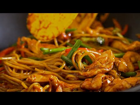 Chicken Stir Fry Noodles YouTube thumbnail