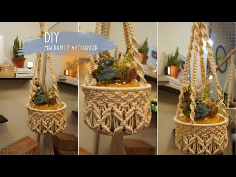 DIY| Large Macrame Plant Hanger: Latest Design with Super Specific and Easy Step by Step Tutorial