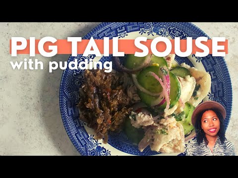 How to make Souse | How to make pudding and souse bajan style | how to make pigtail souse