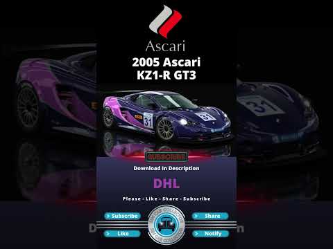 Thumbnail for Ascari KZ1-R GT3 2005 - Assetto Corsa Car Mods FREE - Car Mod Download #assettocorsa #shorts by Car