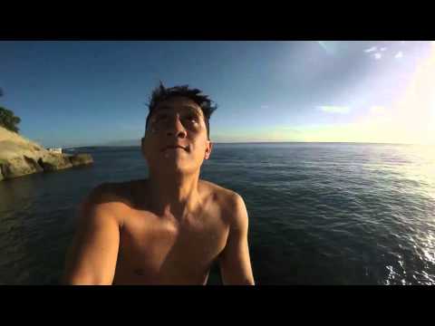 Tali Beach 2016 Cliff diving 4th and 2nd level - Marvin Favis