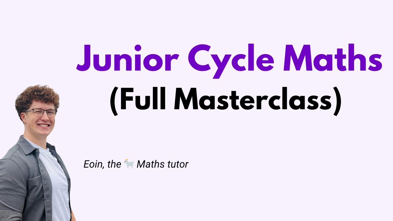 Learn the FULL Junior Cycle Maths Course in 80 mins ✅
