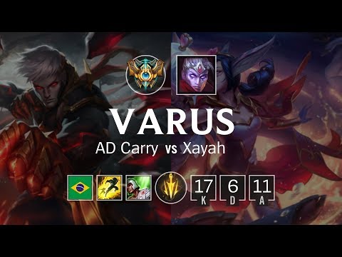 Varus ADC vs Xayah - BR Challenger Patch 8.24