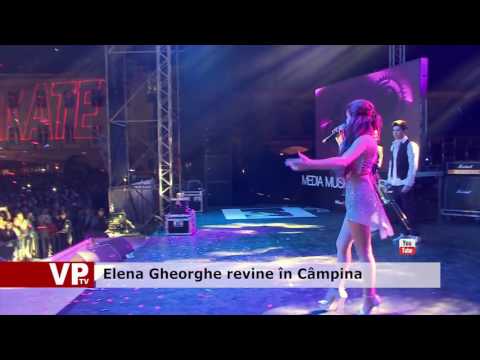 Elena Gheorghe revine în Câmpina