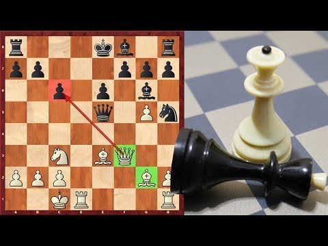 A Spectacular Queen Sacrifice By German Chess Master Emil Diemer