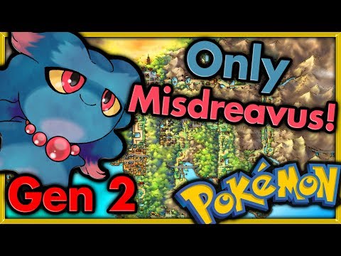Can I Beat Pokemon Gold with ONLY MISDREAVUS? 🔴 Pokemon Challenges ► NO ITEMS IN BATTLE
