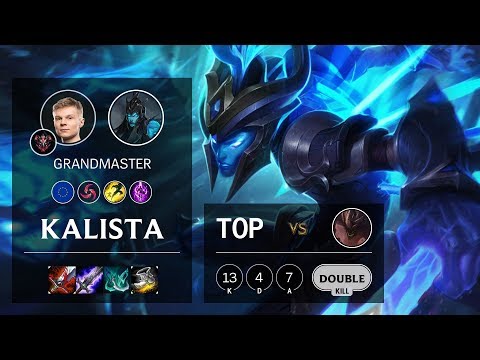Kalista Top vs Malphite - EUW Grandmaster Patch 10.7