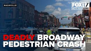 1 killed after driver runs into pedestrians on Broadway in downtown Nashville