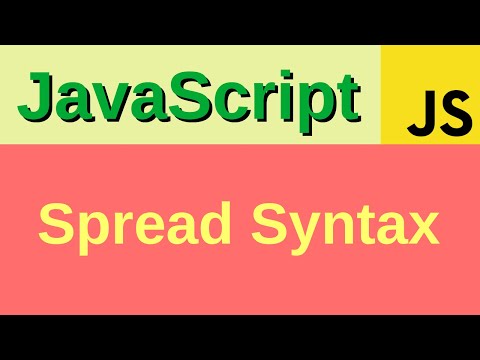 Spread Syntax Or Spread Operator Basic Javascript Fast 39