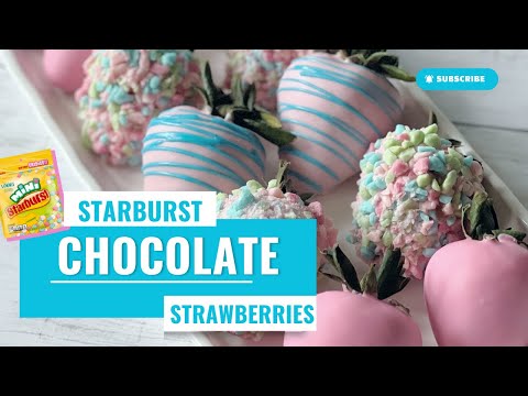 How To Make Starburst Chocolate Strawberries