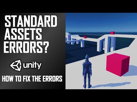 HOW TO FIX STANDARD ASSETS ERRORS IN C# - MINI UNITY...