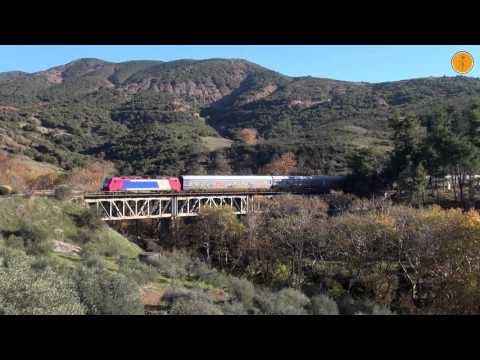 Trains at Stirfaka region in Winter, December 2015.