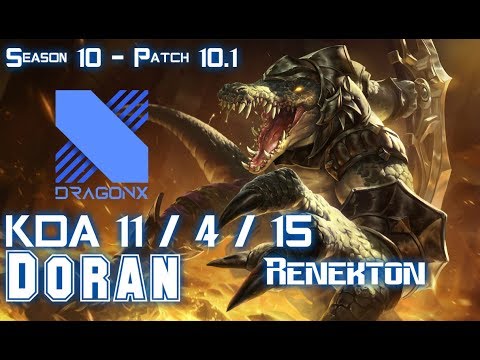 DRX Doran RENEKTON vs NEEKO Top - Patch 10.1 KR Ranked