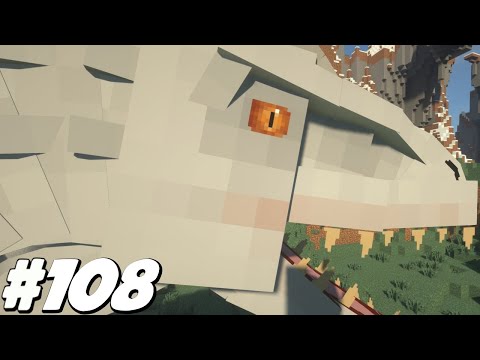 INDOMINUS REX DNA OBTAINED AND CONTINUING THE CENOZOIC ENCLOSURE | MINECRAFT DINOSAURS |EP 108