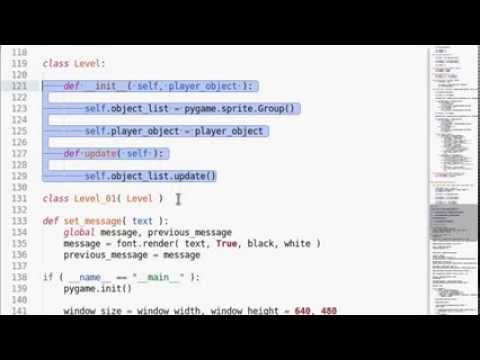 Python pygame 15 Organizing Our Code