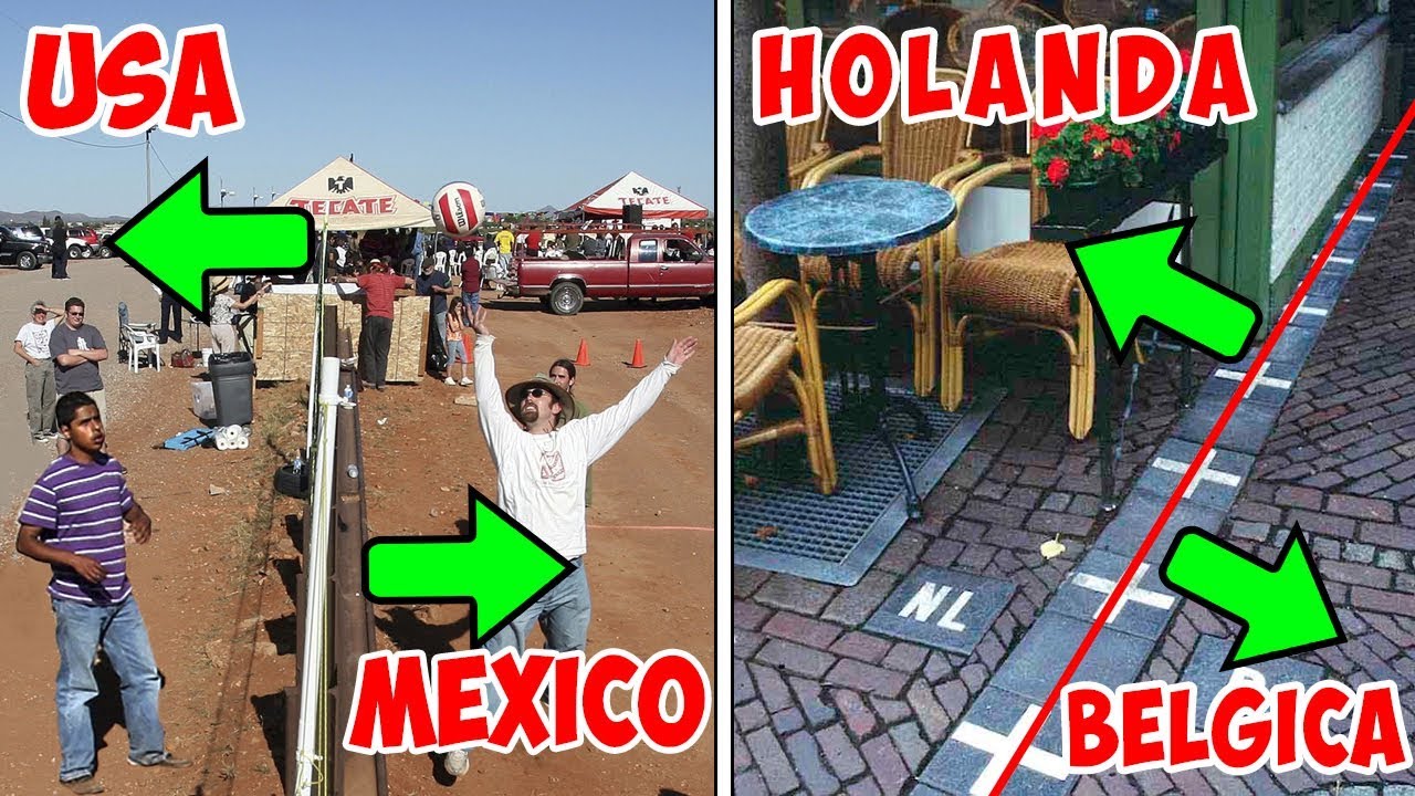 8 FRONTEIRAS INCRÍVEIS ENTRE DIFERENTES PAÍSES AO REDOR DO MUNDO