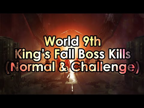 Destiny 2: World's 9th King's Fall - Datto's Normal/Challenge Kills (w/ audio!)