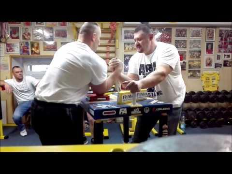 sparing nr 3 Złoty Tur Gdynia - armwrestling