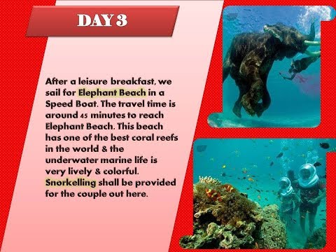 Andaman and Nicobar Islands Tour Package II Itinerary for 6 N / 7 D II Major Tourist Attractions