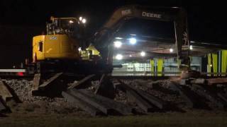 preview picture of video 'CSX Maintenance of Way Take Over Haines City, FL 2/18/12'