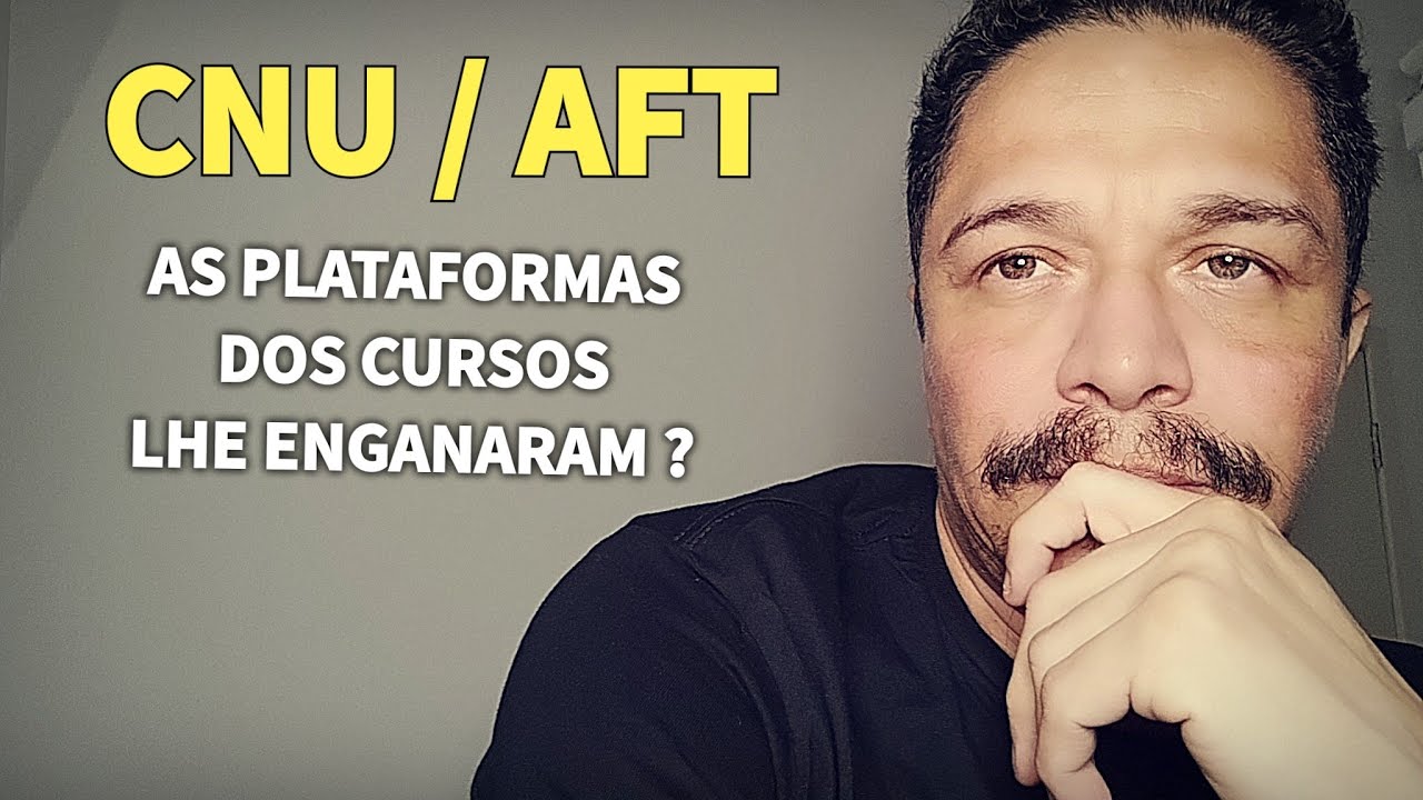 #AFT #CNU - Cursos e Plataformas de Ensino Lhe Enganaram ?!