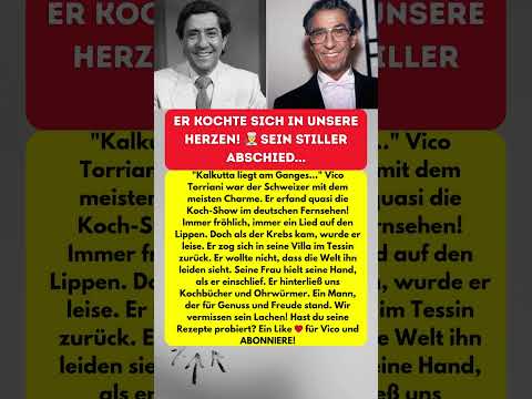 VICO TORRIANI TOT! 😭 Der Krebs besiegte ihn...