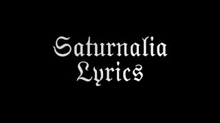 Marilyn Manson - Saturnalia - Lyrics