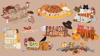 Thanksgiving Titles Pack