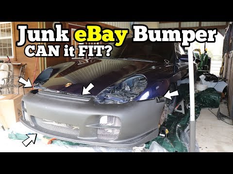 I Bought an eBay GT2 Bumper & Replica Turbo Wheels for the Salvage Porsche 911! Will they even fit?