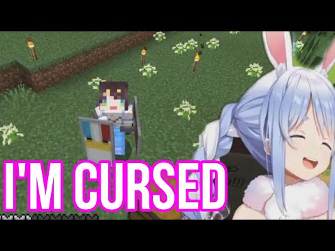 Usada Pekora Try Ajimaru Shop And Feel Cursed | Minecraft [Hololive/Sub]