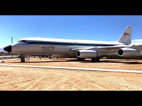 NASA Convair 990 CV 990 used to test the Space shuttles tires and brakes now at Mojave Spaceport