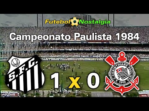 Santos 1 x 0 Corinthians - 02-12-1984 ( Final do Campeonato Paulista )
