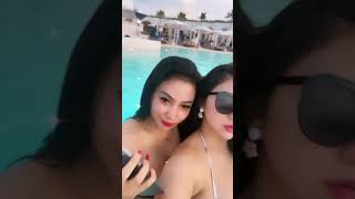 gunung gede paling mantap mengapung di kolam renang