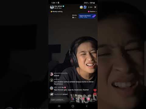 28/5/2022 (6) Ara Johari - Bukan Cinta Biasa (Siti Nurhaliza) TikTok LIVE